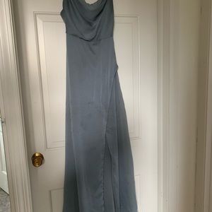 Lulus grey prom dress